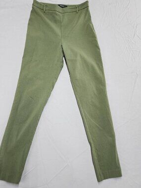 Forever 21 Women's Skinny Pants Size S Olive Green Pull On Mid Rise